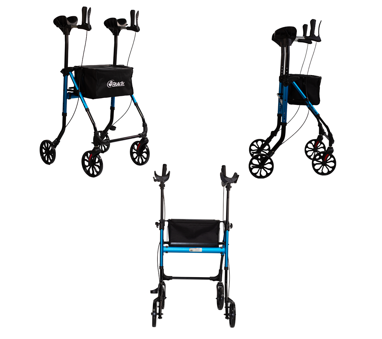Andadera  Rollator Aluminio metálico